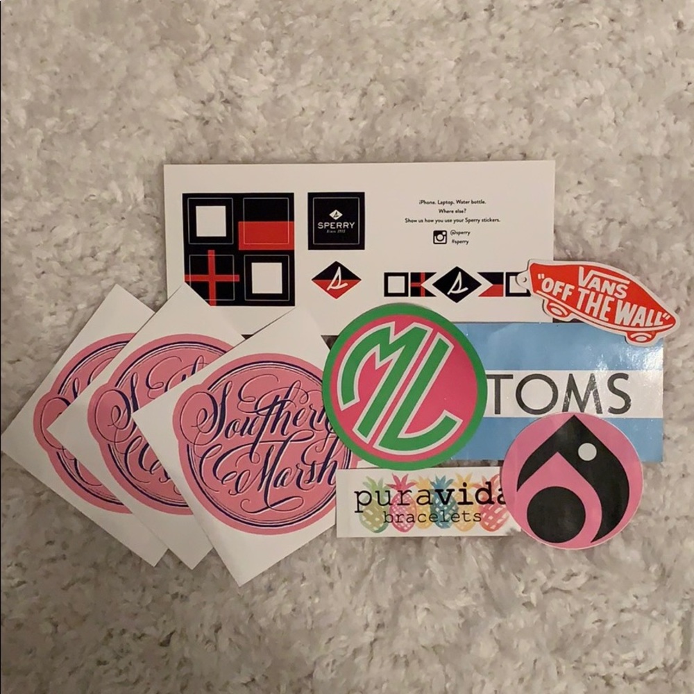 Collection of Preppy Stickers